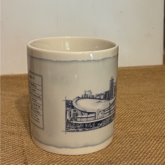 Starbucks | Calgary Architecture Design | Ceramic Travel Large Mug 2007 Canada - Picture 4 of 11